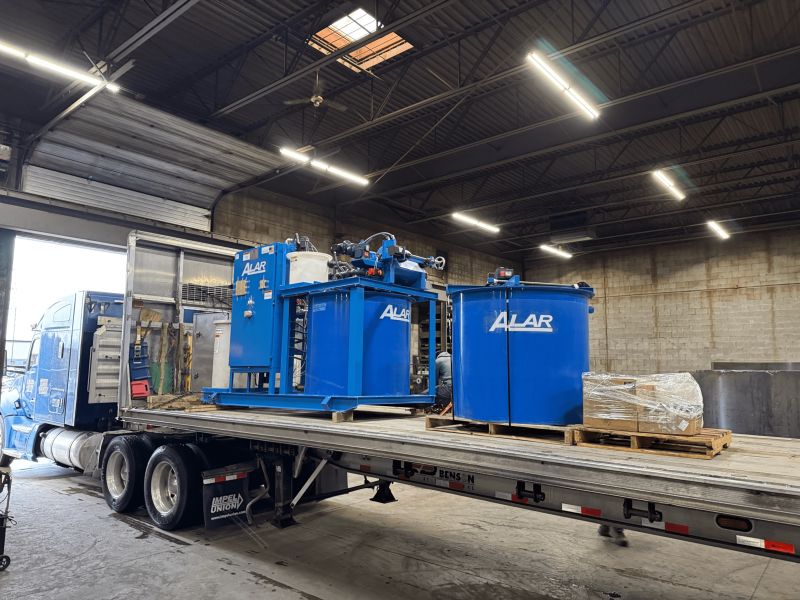 wastewater treatment delivery printing industry